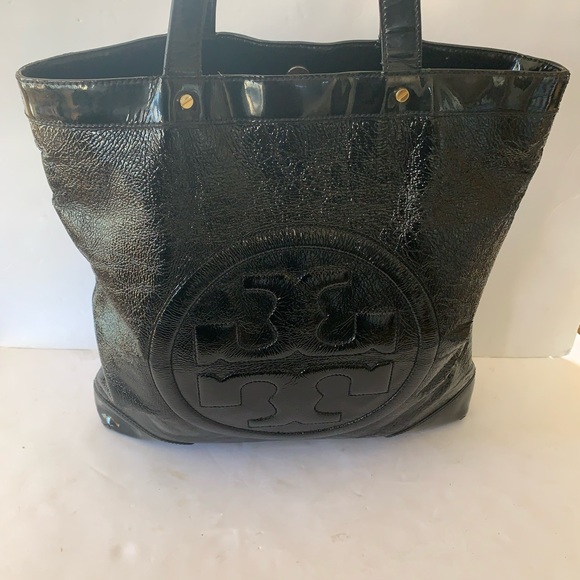Tory Burch Handbags - Authentic vintage Tory Burch leather black tote bag in perfect condition.